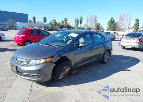 2012 Honda Civic Ex from USA, damaged, VIN 19XFB2F85CE385158
